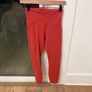 Lululemon Athletica Red Leggings